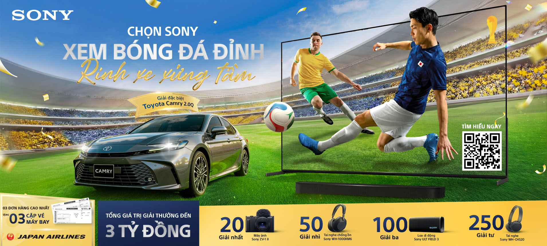 Sắm Sony - Trúng Ô Tô Toyota Camry