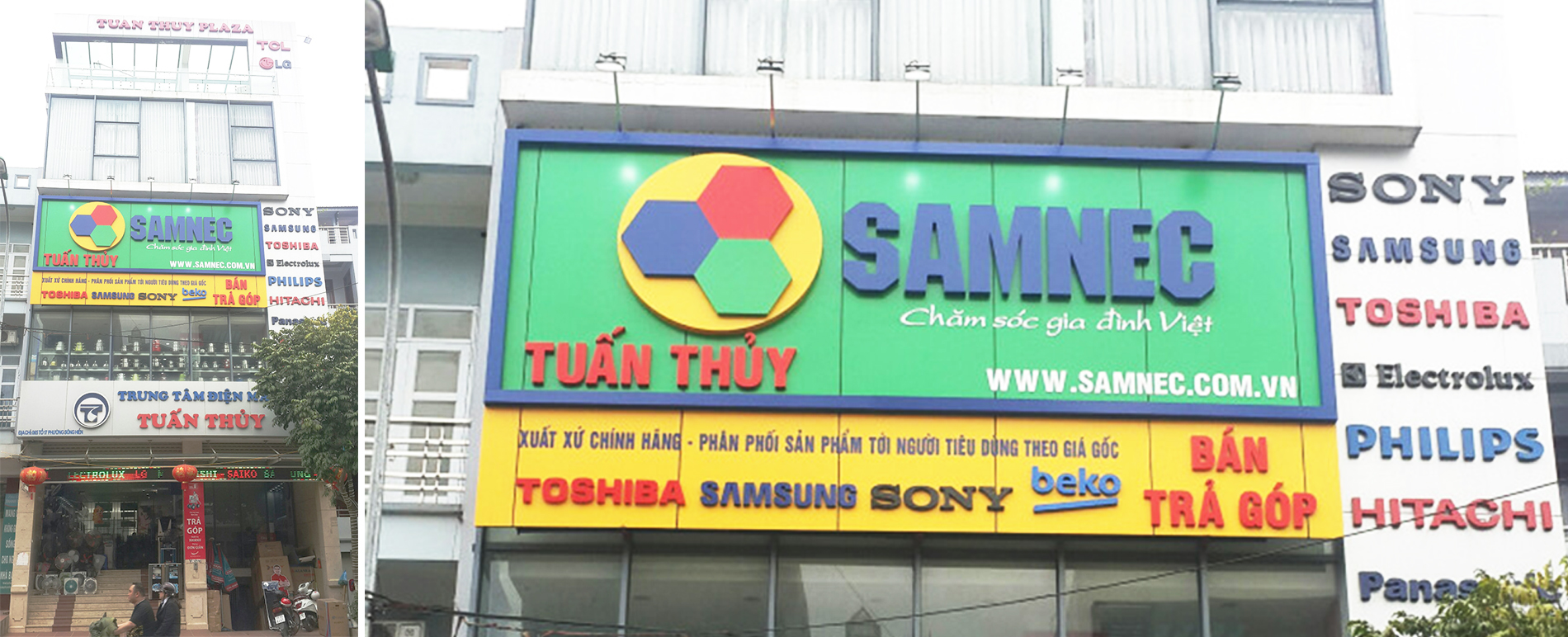 Đại lý Samnec hệ thống Tuấn Thủy