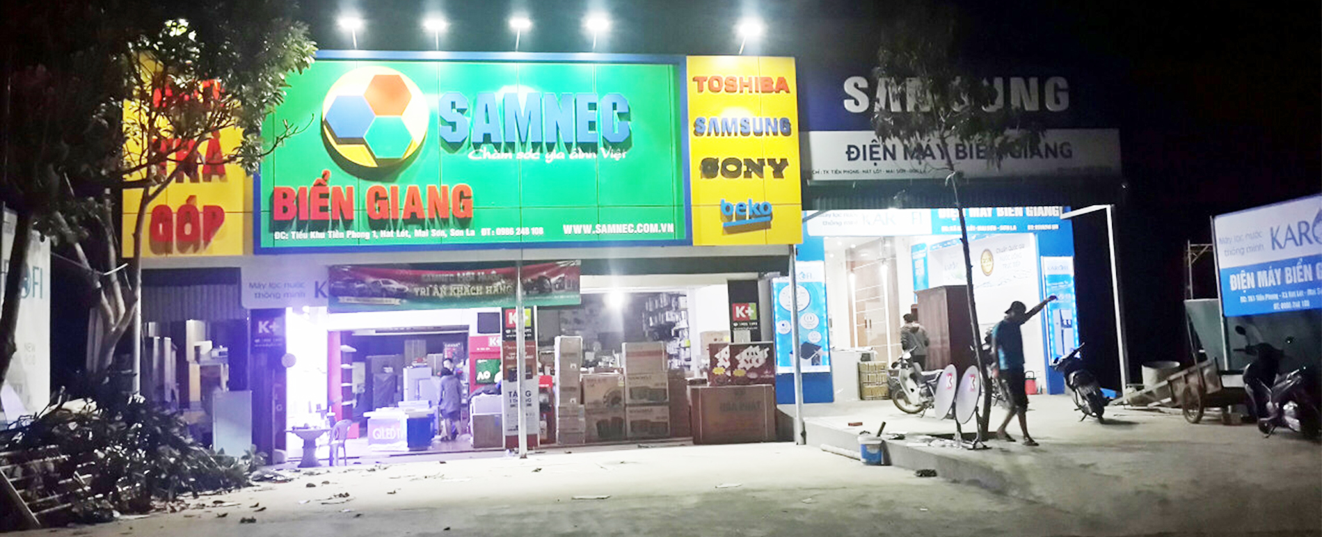 Đại lý Samnec hệ thống Biển Giang