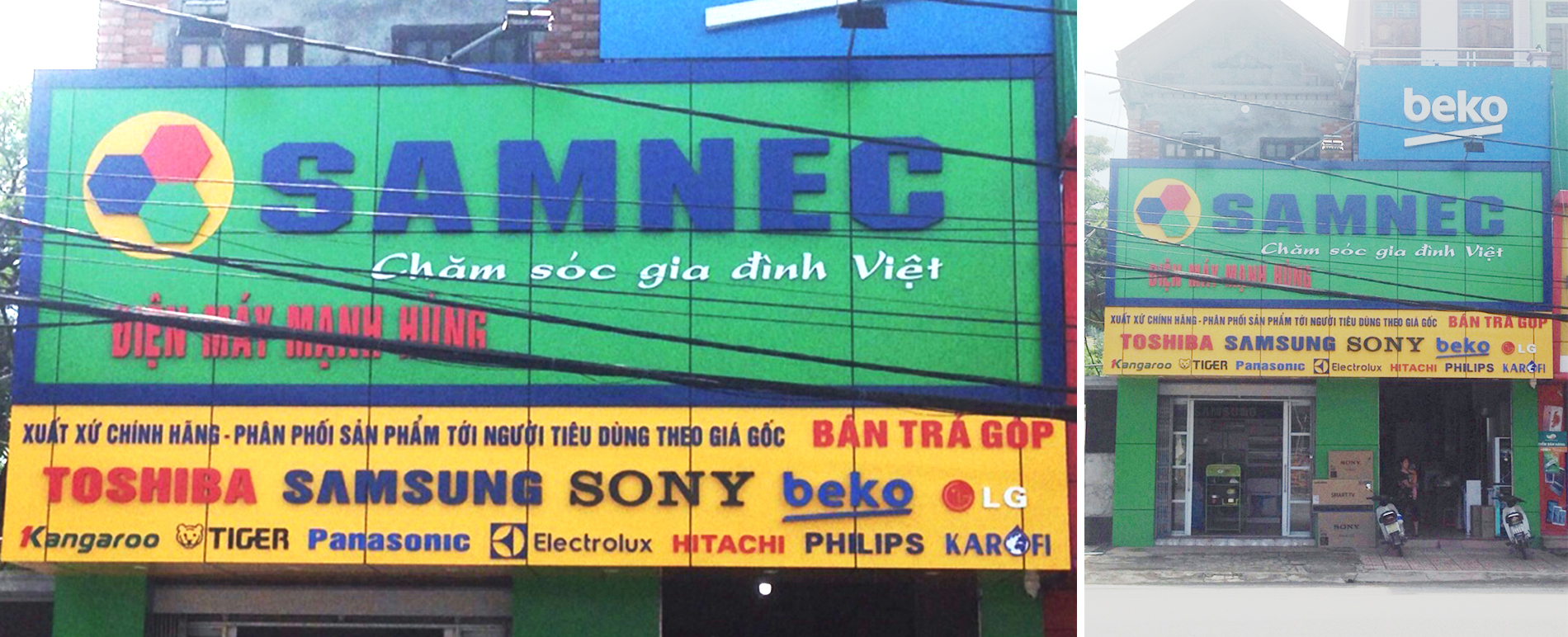 Đại lý Samnec hệ thống Mạnh Hùng