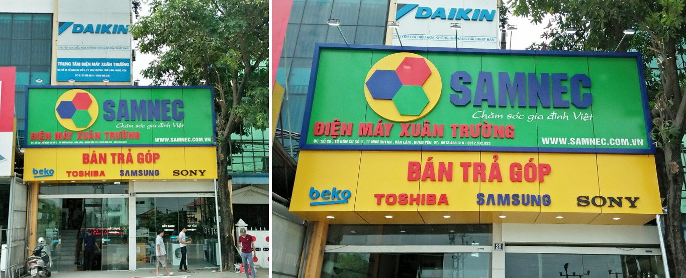 Đại lý Samnec hệ thống Xuân Trường
