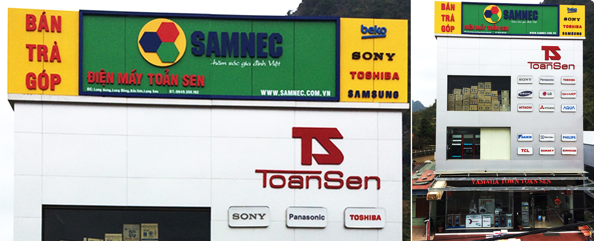 Đại lý Samnec hệ thống Toản Sen