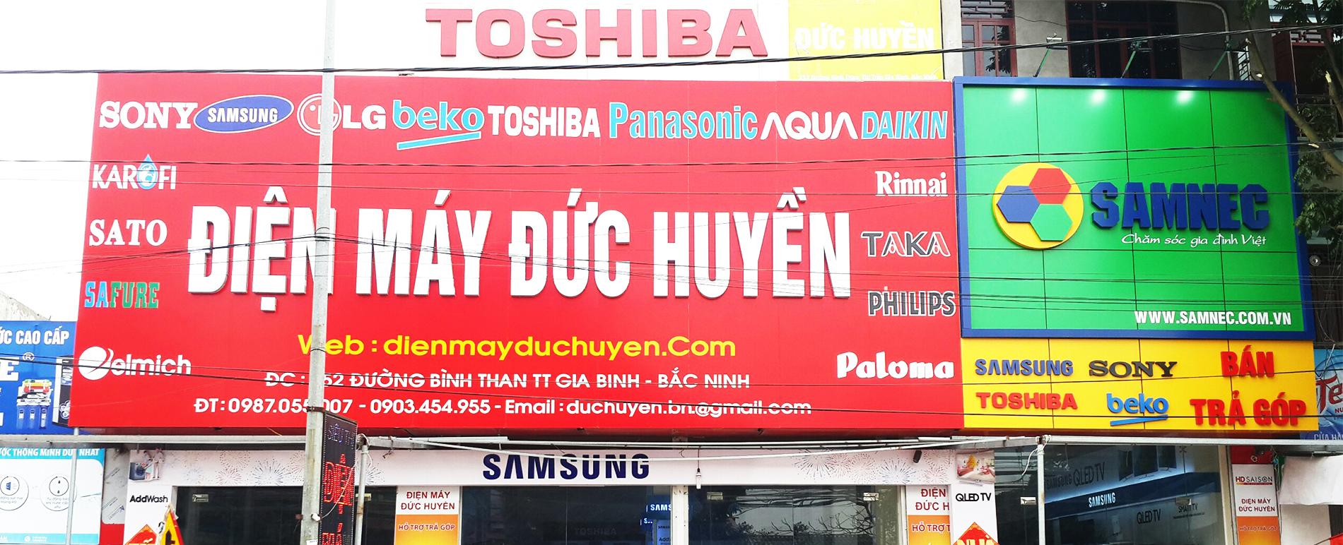 Đại lý Samnec hệ thống Đức Huyền
