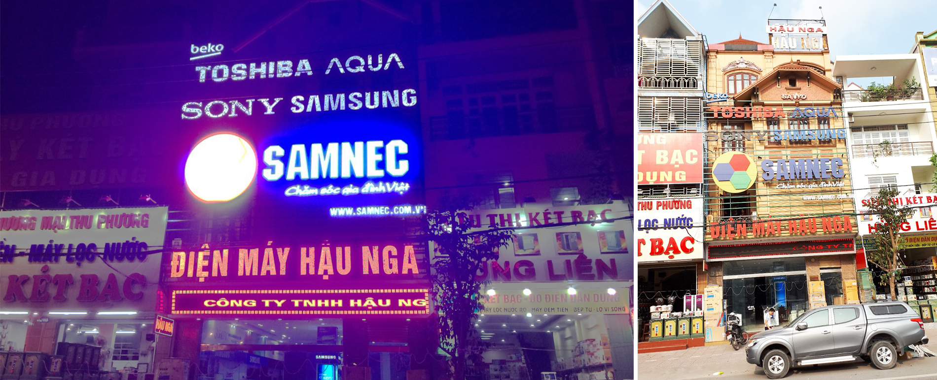 Đại lý Samnec hệ thống Hậu Nga