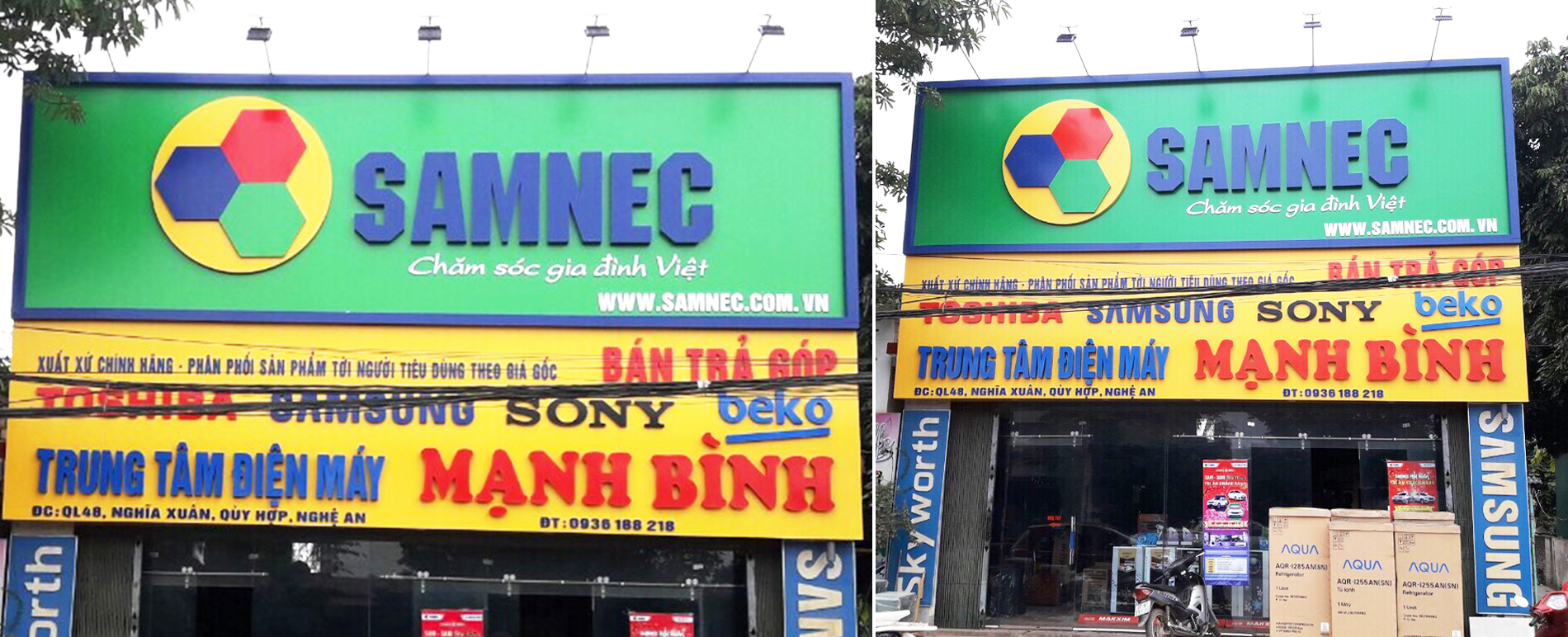 Đại lý Samnec hệ thống Mạnh Bình