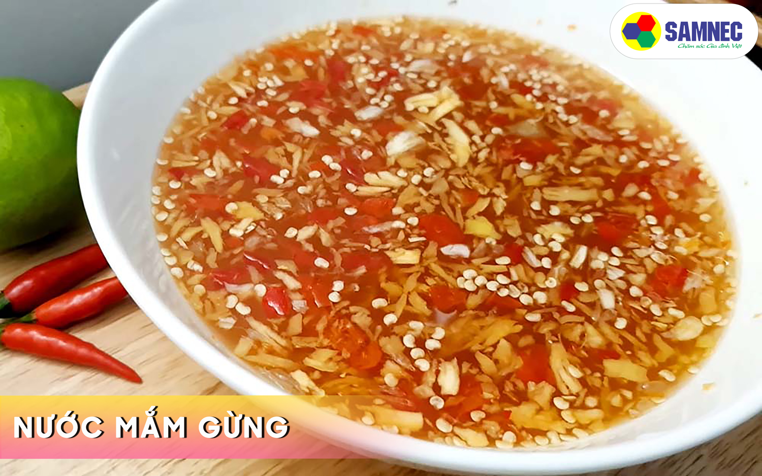 làm nước mắm gừng