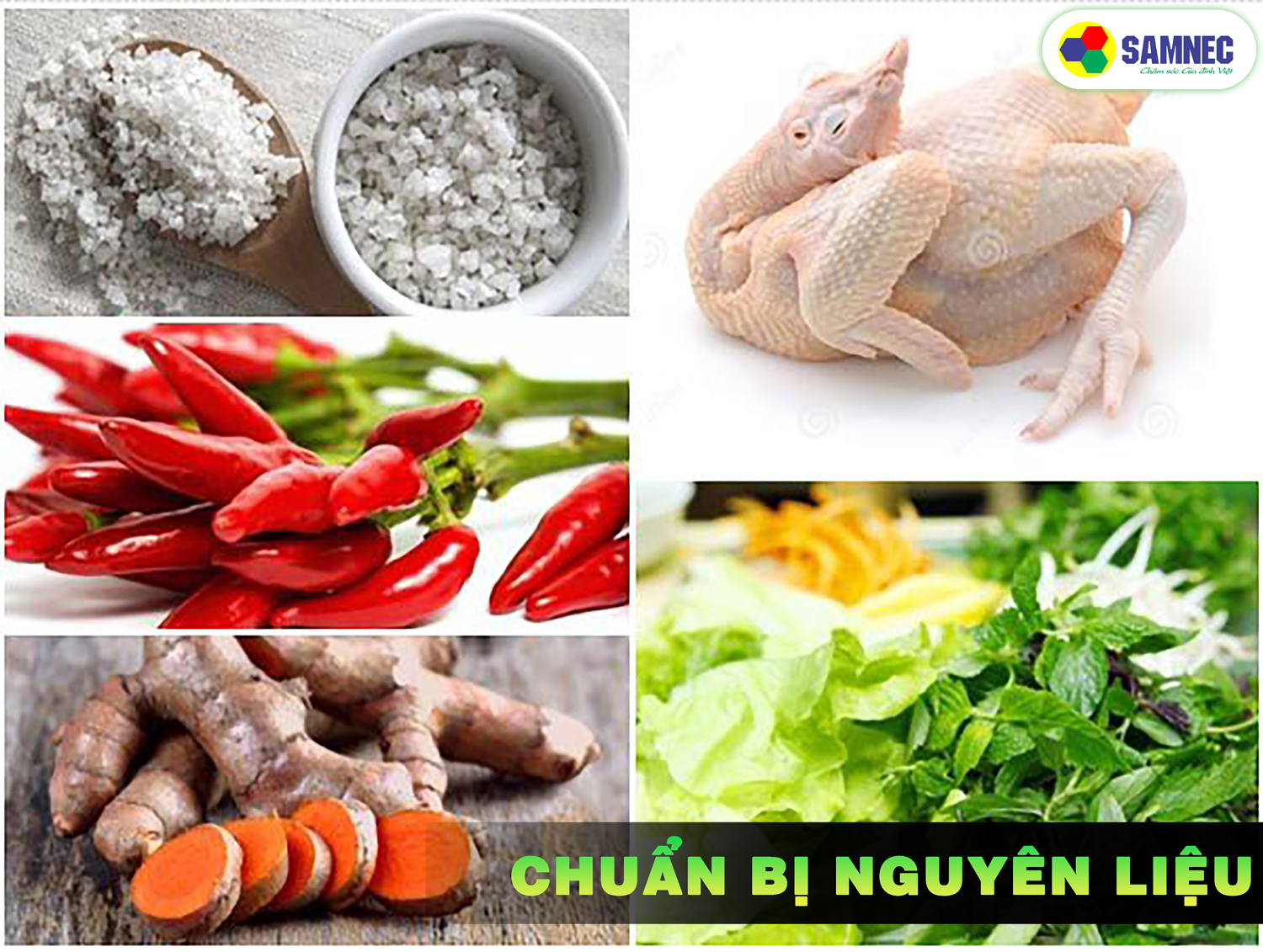 CHUẨN BỊ NGUYÊN LIỆU