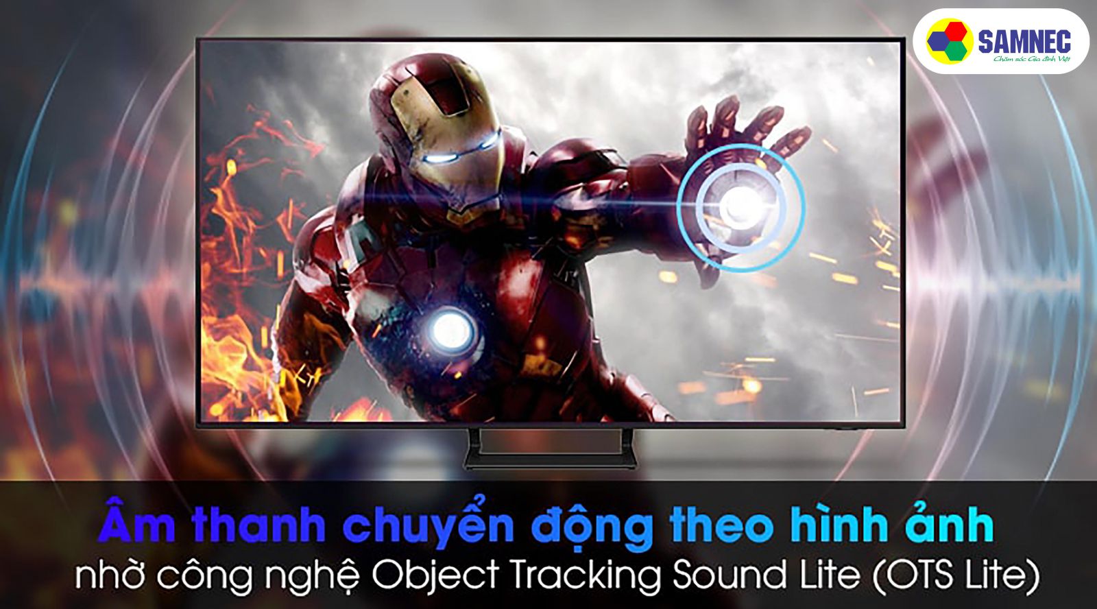 Công nghệ Object Tracking Sound Lite (OTS Lite) trên tivi Samsung