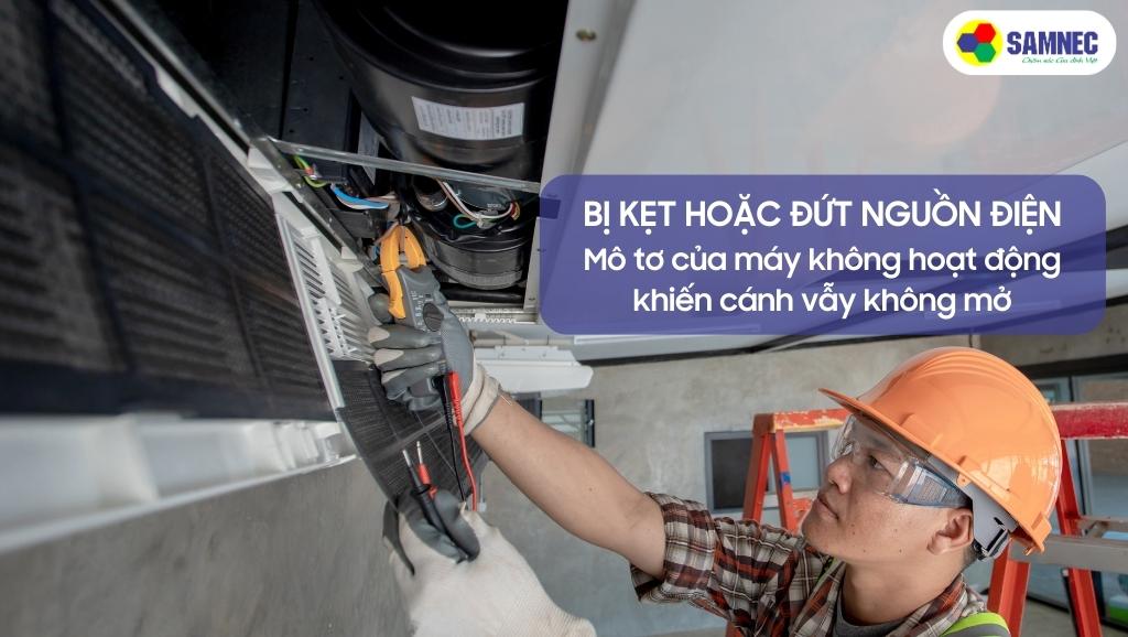 Điều hoà bị kẹt hay đứt nguồn điện
