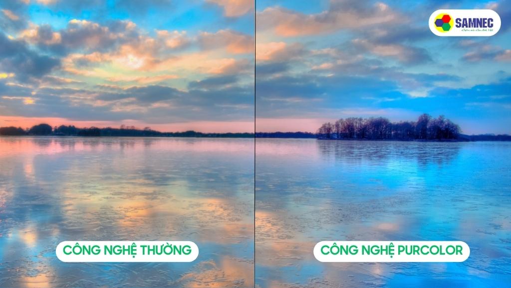 Công nghệ hình ảnh PurColor của Tivi Samsung AU7700