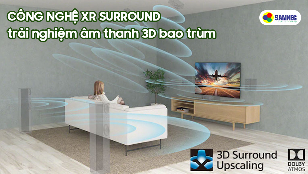 Trải nghiệm âm thanh 3D bao trùm trên A95L