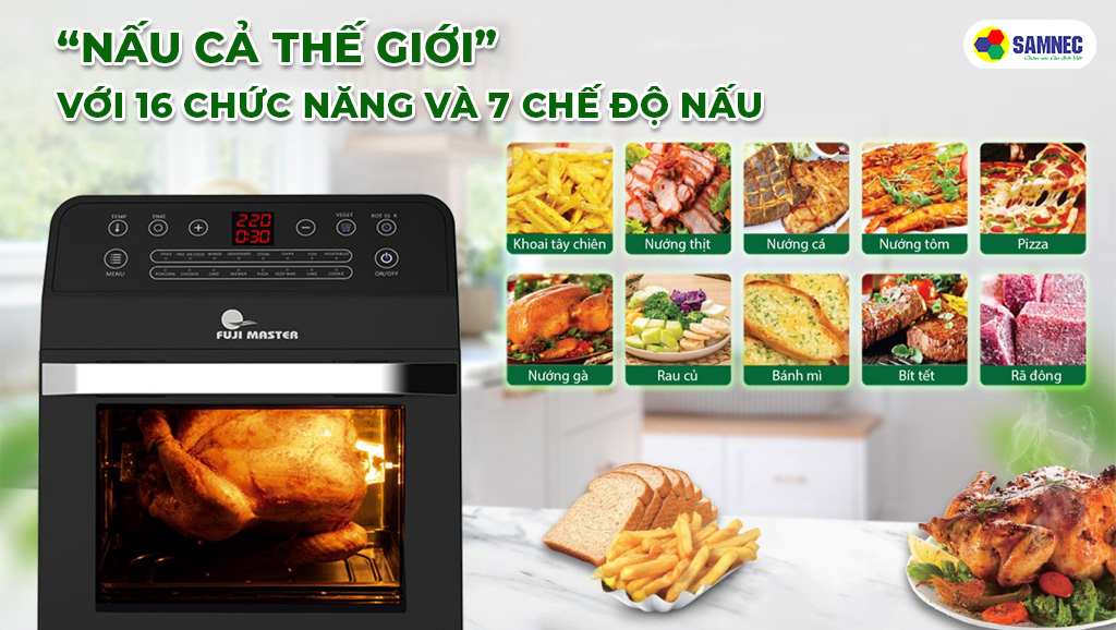 “Nấu cả thế giới” với nồi chiên chân không Fuji Master FJM-2022