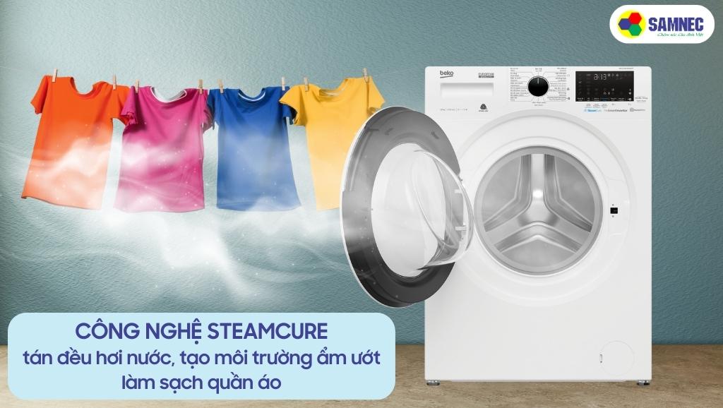 Công nghệ SteamCure của máy giặt Beko