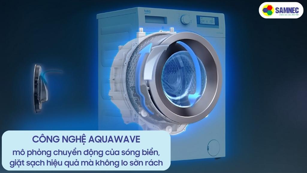 Công nghệ Aquawave của máy giặt Beko