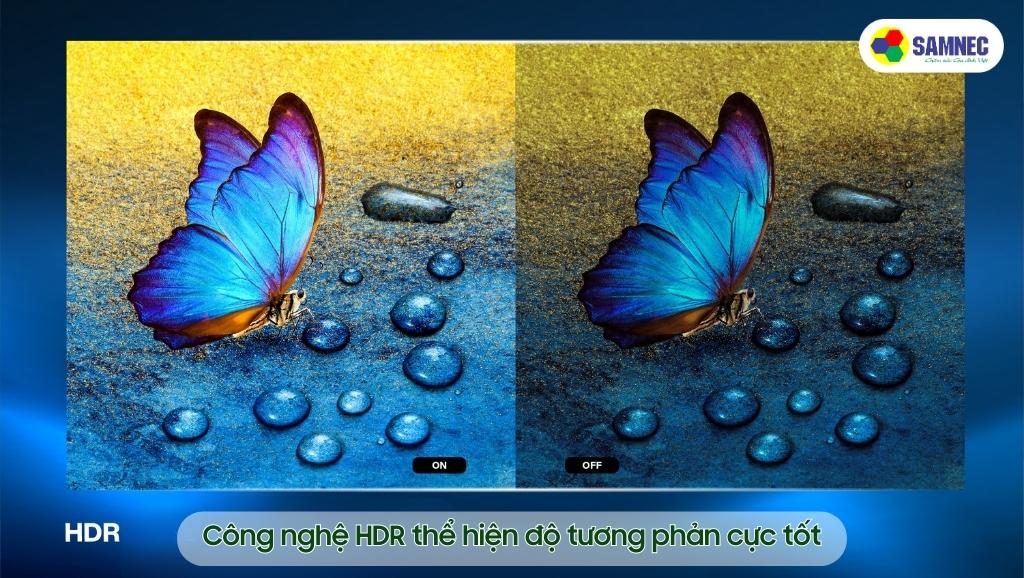 Độ tương phản tốt hơn của công nghệ HDR
