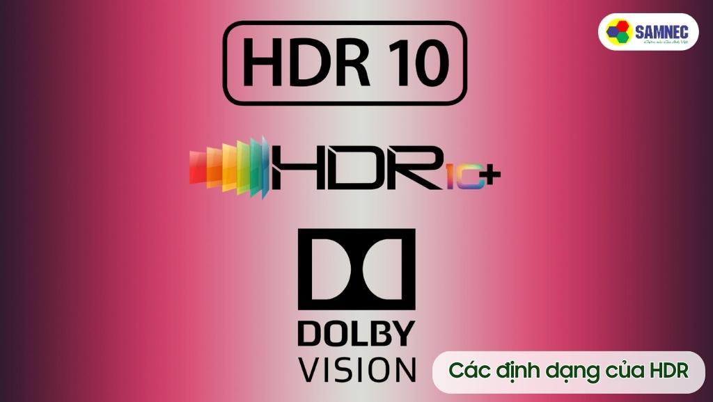 Các định dạng của HDR