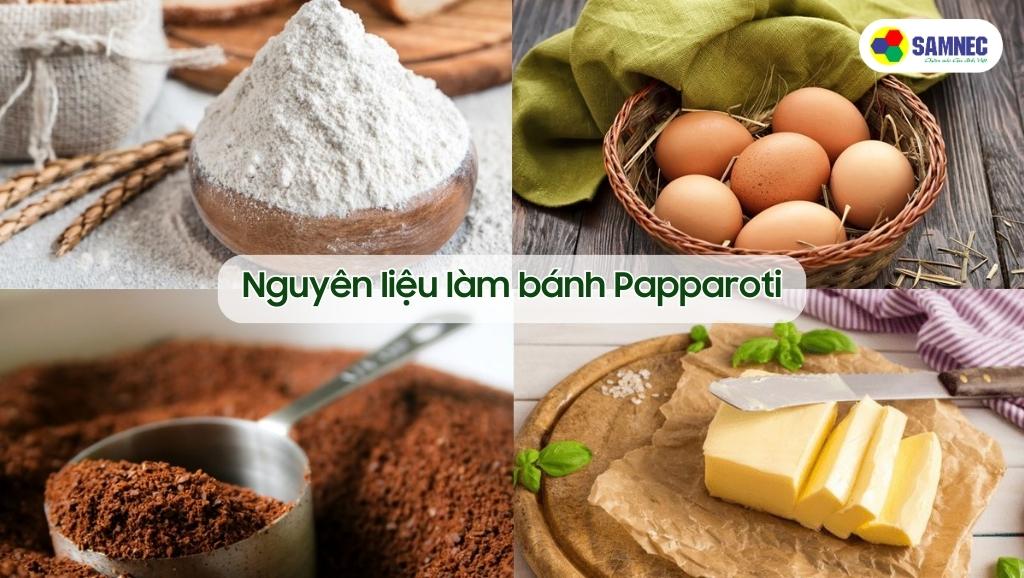 Nguyên liệu làm bánh Papparoti
