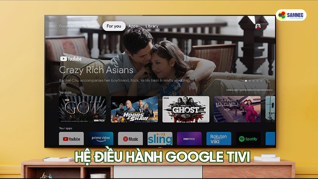Hệ điều hành Google tivi trên tivi Xiaomi