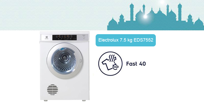 Sấy nhanh trong vòng 40 phút