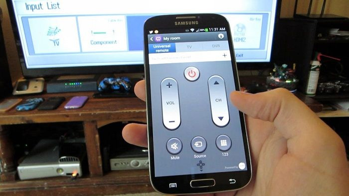 Dùng cổng hồng ngoại kết nối tivi với điện thoại