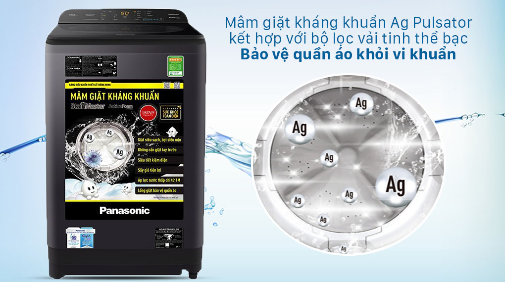 Mâm giặt kháng khuẩn Ag Plusator - Samnec Điện Máy