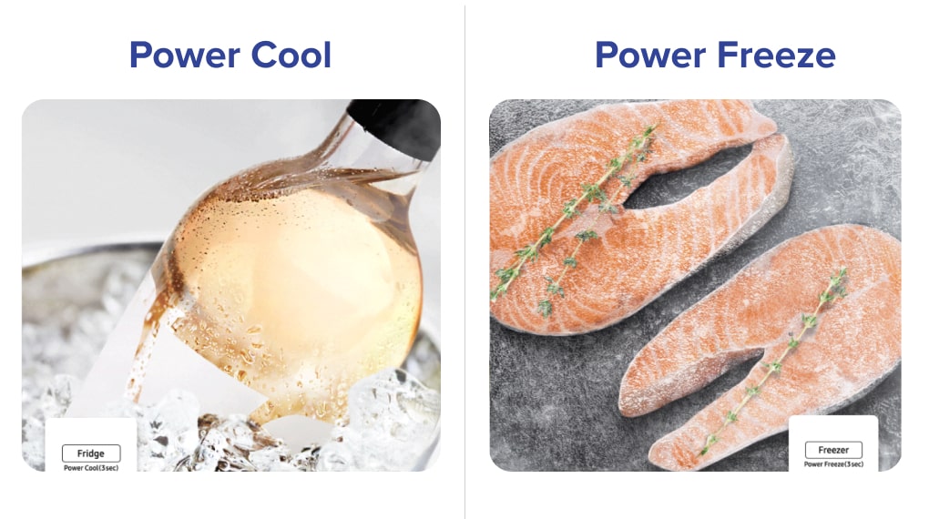 Chế độ Power Cool và Power Freeze - Samnec Điện Máy