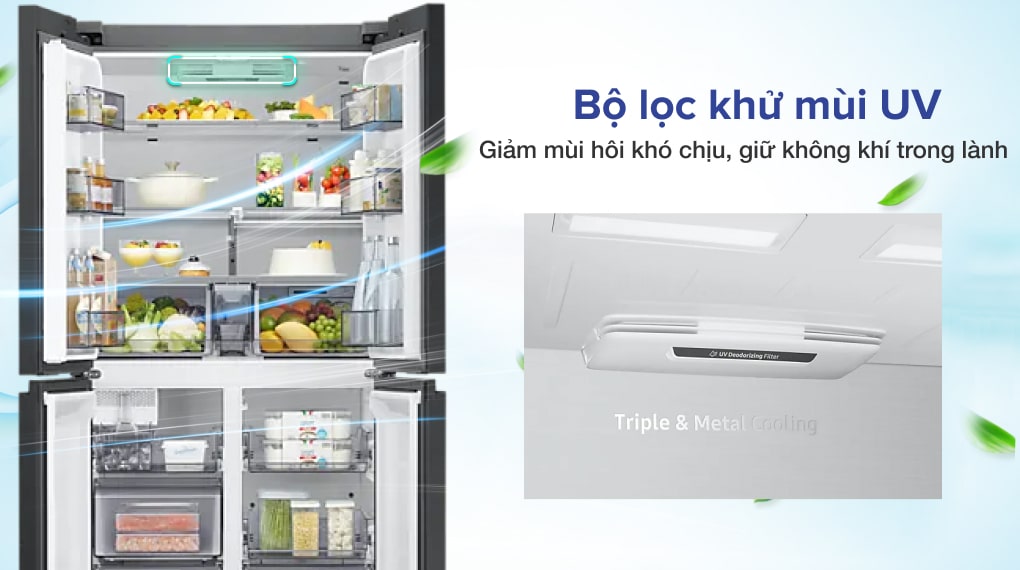 Công nghệ khử mùi với đèn UV - Samnec Điện Máy