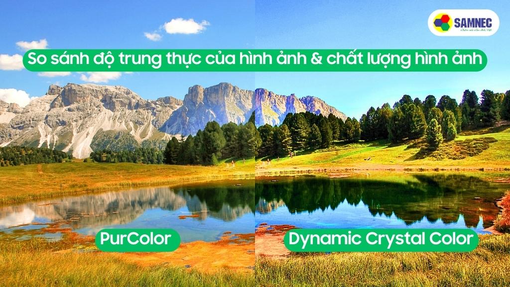 So sánh độ trung thực của hình ảnh & chất lượng hình ảnh
