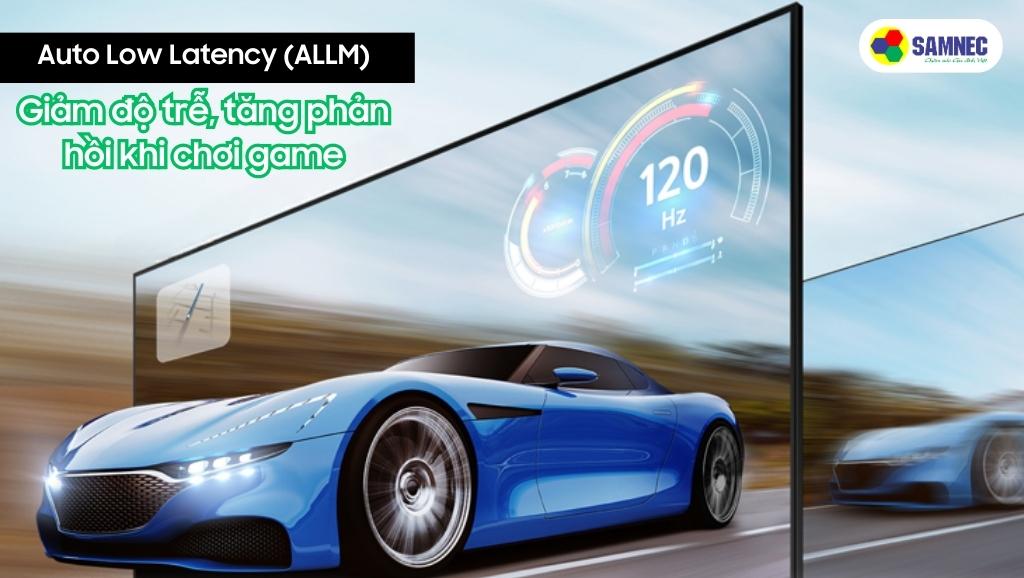 Chế độ Auto Low Latency giảm độ trễ đầu vào khi chơi game trên Tivi Samsung Q65A