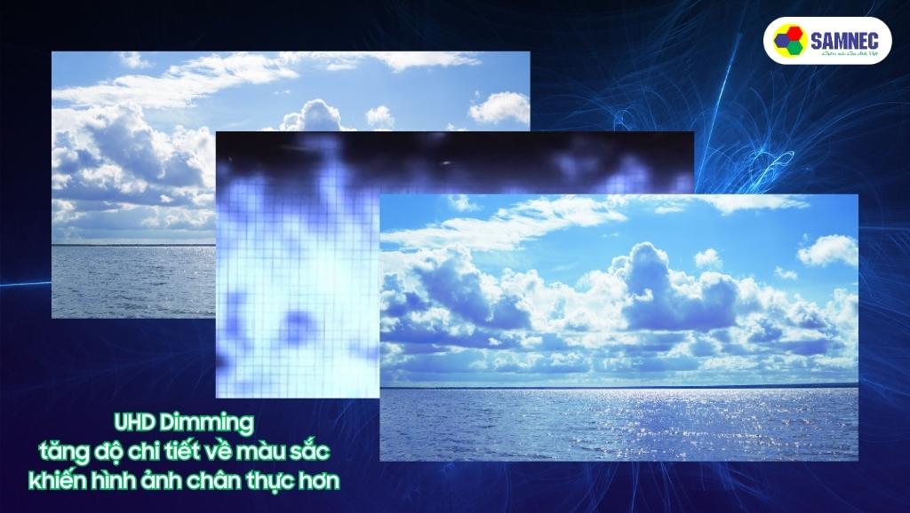 UHD Dimming tăng chất lượng màu sắc và chi tiết cho Tivi Samsung CU8500