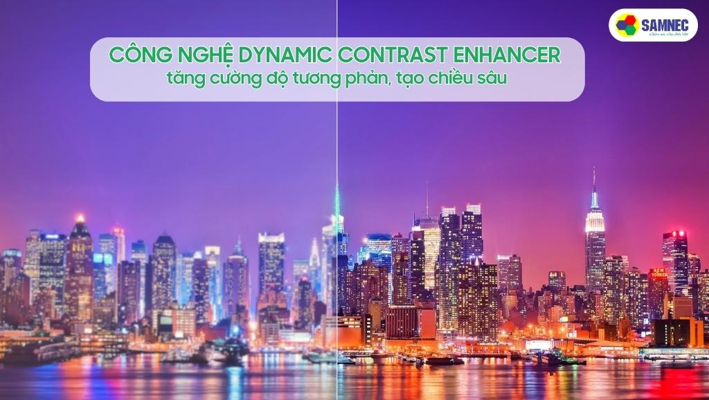 Công nghệ Dynamic Contrast Enhancer tạo chiều sâu cho tivi Sony X75K