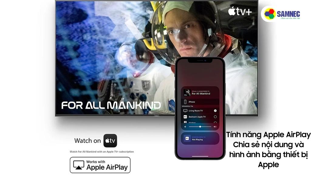 Tính năng Apple AirPlay của Tivi Sony X85L