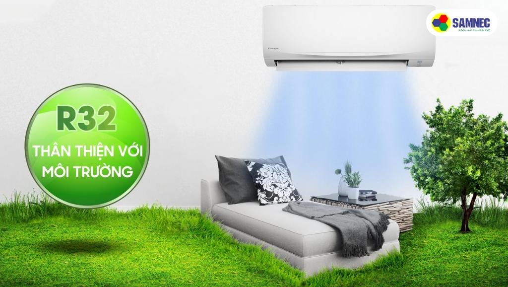 Máy lạnh Daikin 9000 BTU FTF25UV1V/RF25UV1V dùng môi chất lạnh thế hệ mới R32