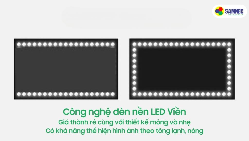 Công nghệ đèn nền LED viền (Edge LED)