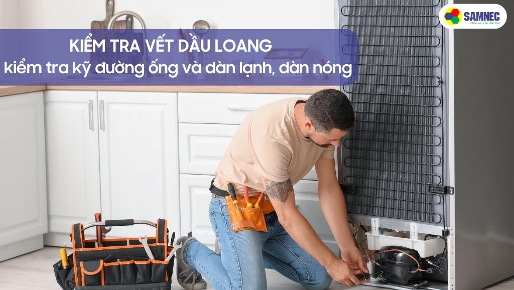 Kiểm tra vết dầu loang