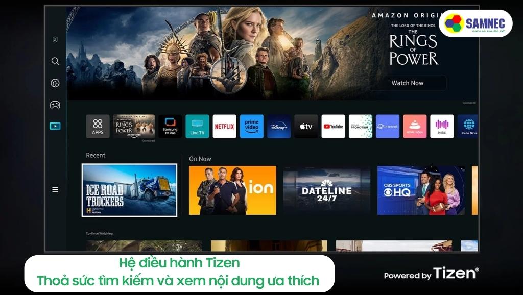 Hệ điều hành Tizen của Tivi Samsung S95C