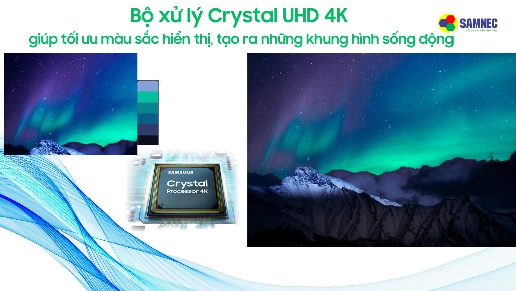 Bộ xử lý Crystal 4K của Tivi Samsung BU8000
