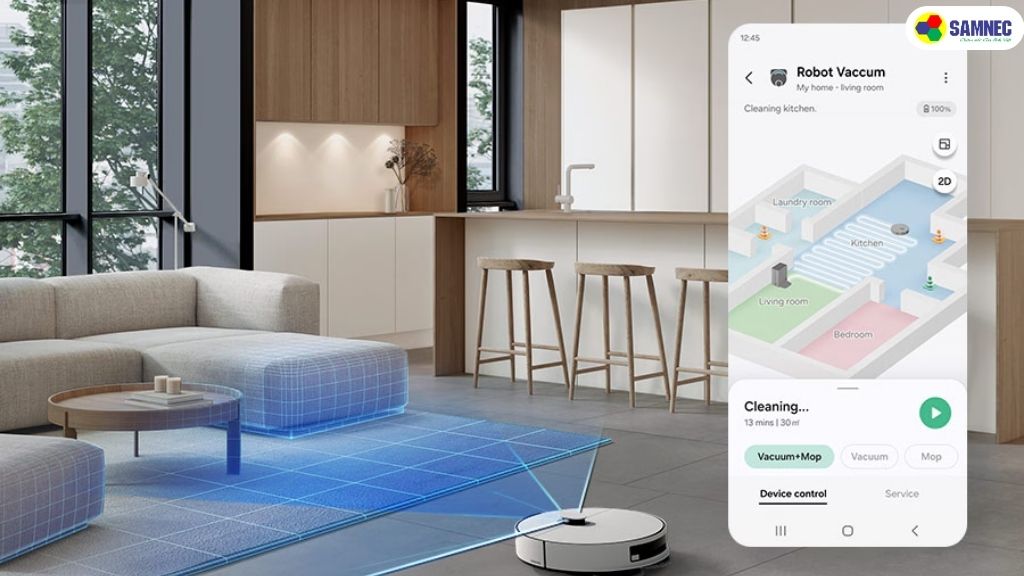 ưu điểm robot hút bụi samsung