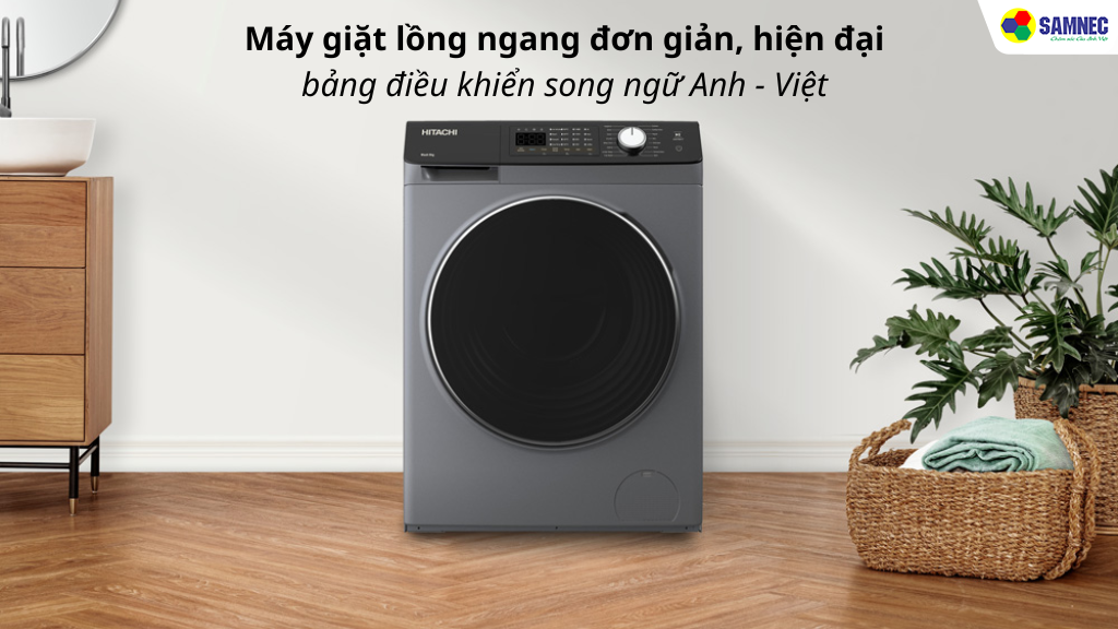 Tổng quan thiết kế máy giặt cửa trước Hitachi BD-954HVOS