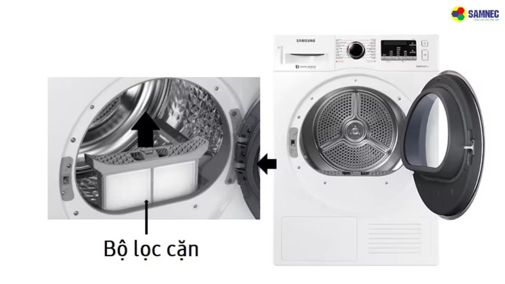 Bước 3: Kiểm tra bộ lọc cặn