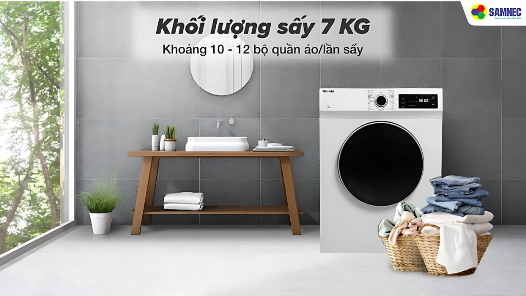 Chọn khối lượng máy sấy phù hợp 