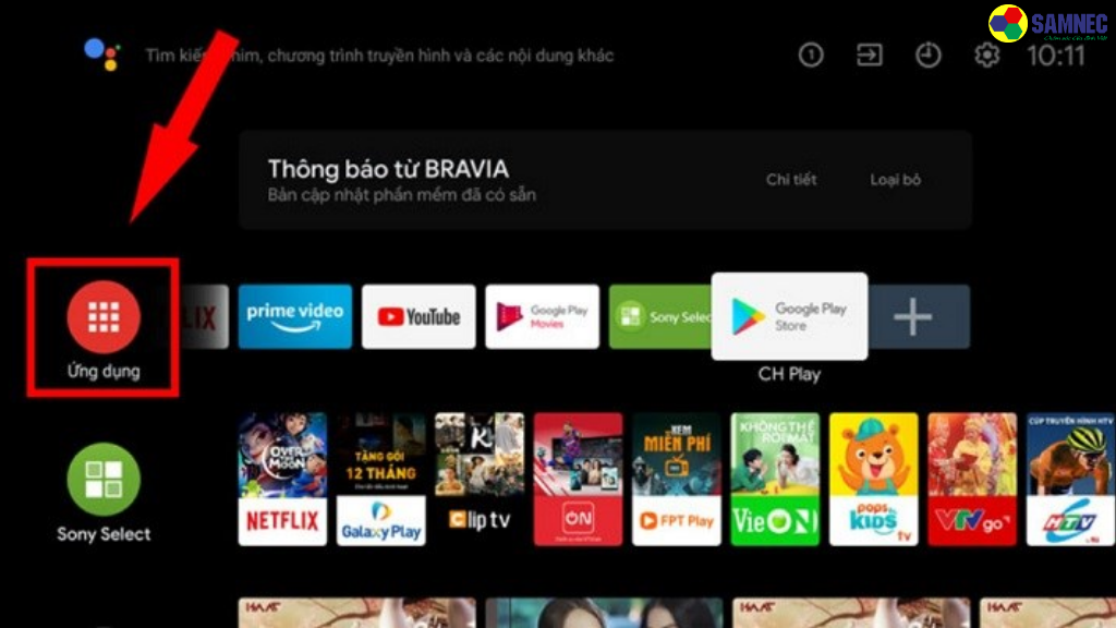  Lưu ý trước khi tải ứng dụng trên tivi Sony 