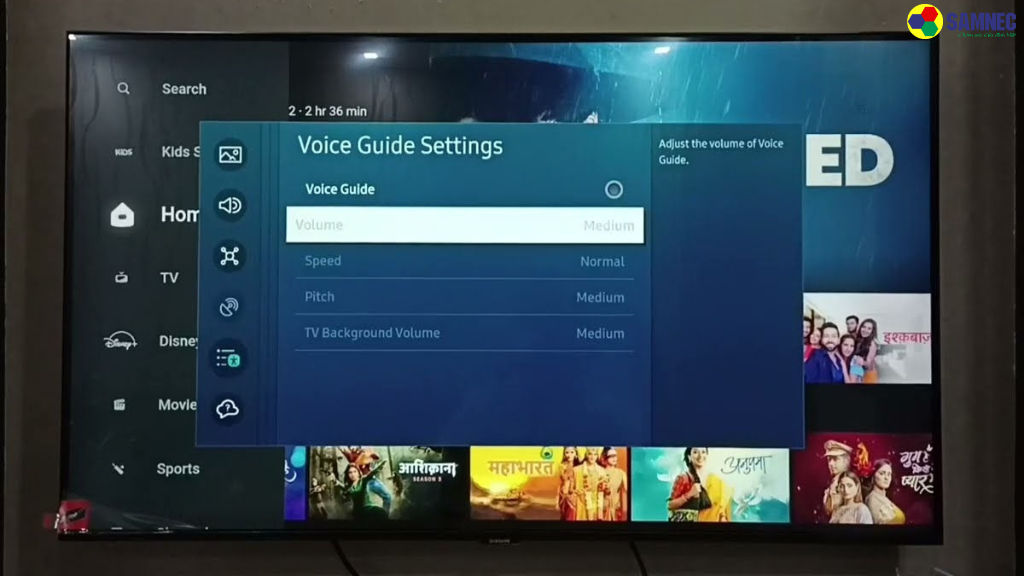 Ưu điểm khi tắt giọng nói trên tivi Samsung
