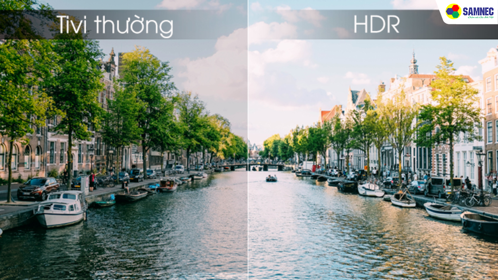 Hiển thị HDR ấn tượng 