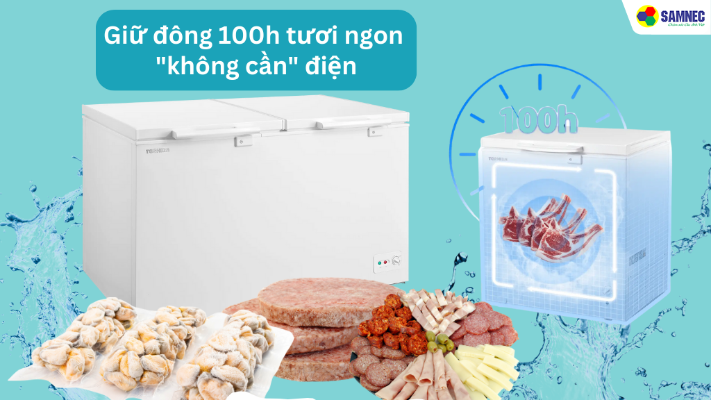  Giữ đông 100h, tươi ngon "không cần" điện 