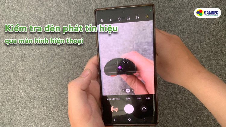 Kết quả kiểm tra tín hiệu hồng ngoại