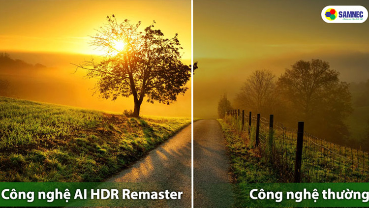 Công nghệ AI HDR Remaster trên tv Samsung