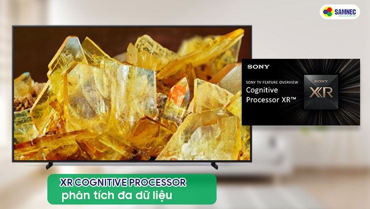 XR Cognitive cho hình ảnh thể hiện đúng điểm tập trung của mắt trên tivi Sony