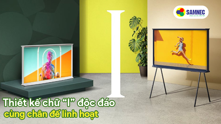 Thiết kế chữ I the serif cùng chân đế linh hoạt