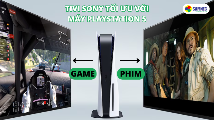 Chế độ chơi game và khả năng tối ưu hóa PlayStation 5 trên tivi Sony XR-65X80L